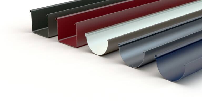 rain gutters shapes