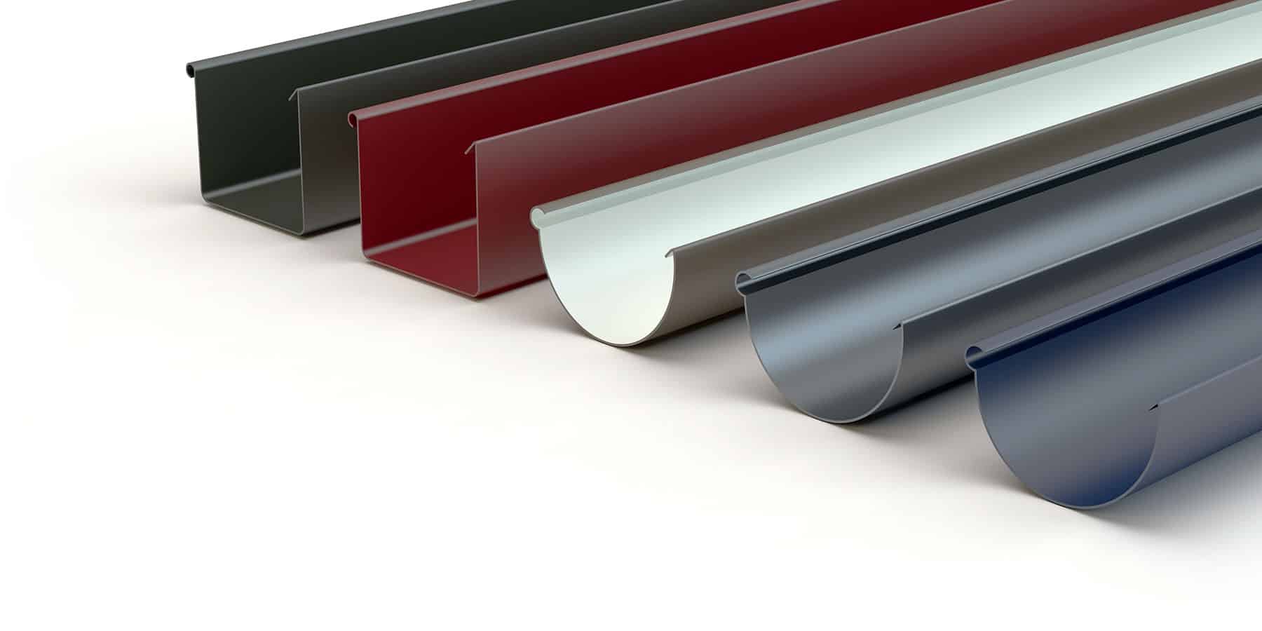 rain gutters shapes